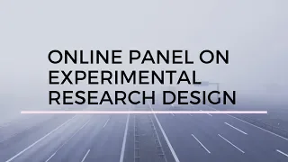 EXPERIMENTAL RESEARCH DESIGN: AN ONLINE PANEL