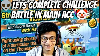 CHLO CHALLENGE BATTLE COMPLETE KR & LETS GO TO SS LEAGUE//ONE PIECE BOUNTY RUSH //HINDI LIVE STREAM
