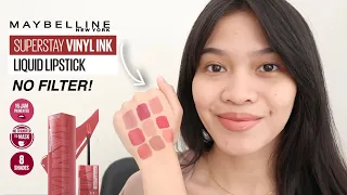 MAYBELLINE SUPERSTAY VINYL INK SWATCHES REVIEW Ratu Adellya