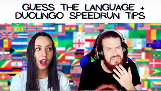 I interview a Duolingo SPEEDRUNNER & we find out how BAD we are at Guess the Language ft Jon @jccbm