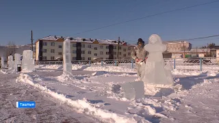 Набережная села Таштып к Новому году сказочно преобразится