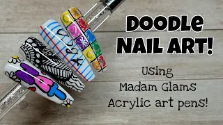 Madam Glam Acrylic Art Pens! | Doodle Nails