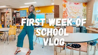VLOG | first week of school, how I lesson plan + more!