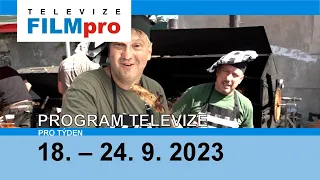 Program televize FILMpro 18. – 24. 9. 2023