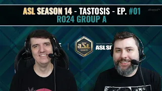 [ENG] AfreecaTV StarLeague(ASL) S14 Ro.24 Day1 (Tastosis)