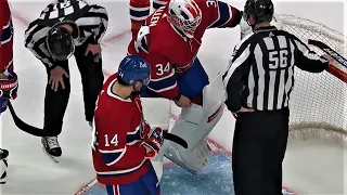 Jake Allen Loses Puck in His Equipment