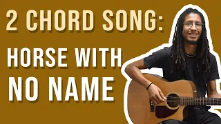 A Horse With No Name - 2 CHORDS! - Easy Guitar Lesson | America