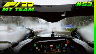 F1 23 - PILOTAGEM PERFEITA NA CHUVA - MY TEAM