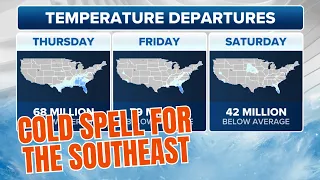 Cold Temperatures Will Grip The Southeast To End The Week