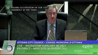 City of Ottawa holds special council meeting amid protests  – February 16, 2022