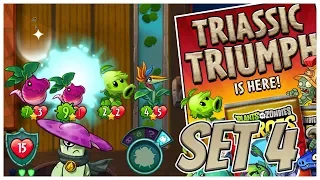 Night Cap All Triassic Cards Deck - Plants vs Zombies Heroes Gameplay