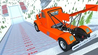 BeamNG.drive - Ski Jumping Contest (w/sound effects)