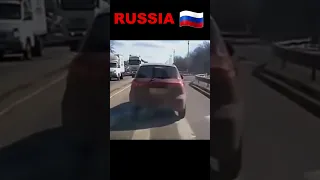 Korea and Russia's road rage #shorts