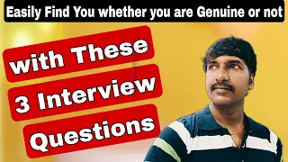 3 interview Questions Should know for Job Seekers | @byluckysir