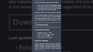 Создание флешки-установщика Windows через Rufus