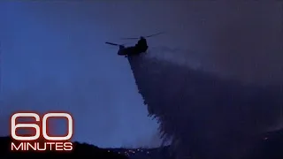 The Chinook is the biggest helicopter to ever fight wildfires at night