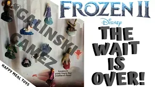 Frozen 2 ❄ McDonalds Happy Meal Toys Display Leak Set of 8 ! 🔥🔥