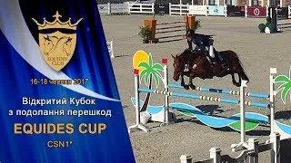 18.06.2017 Відкритий Кубок з подолання перешкод EQUIDES CUP CSN1*, маршрут 14