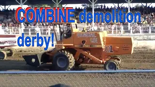 Combine demolition derby- Wright County Fair 2019!