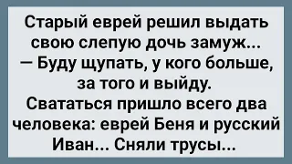 Старый Еврей Выдал Слепую Дочь Замуж! Сборник Свежих Анекдотов! Юмор!