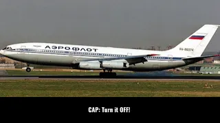CVR  -  Aeroflot Flight 521 [Hard Landing on runway]  (2001,21 September)