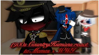 1900’s CountryHumans React to Memes + WW1 | Gacha Club (16+) | PT.1