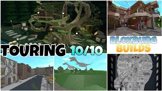 Touring 10/10 best builds on BLOXBURG! | Roblox