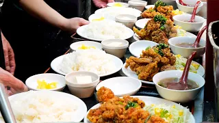 Extra Large Servings of Fried Chicken for a Reasonable Price！Japan's incredible wok skills