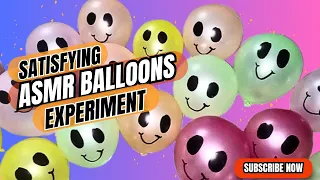 SATISFYING POP UP BALLOON For Stress Relief | POPPING UP ASMR COLORFUL BALLOONS SOUNDS Experiment