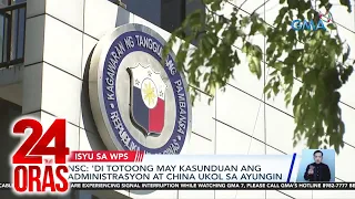 24 Oras Part 2: NSC: 'Di totoong may kasunduan ang administrasyon at China sa Ayungin;..., atbp.