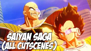 Dragon Ball Z Kakarot - Saiyan Saga The Movie All Cutscenes (HD)