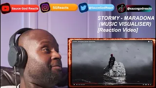 STORMY - MARADONA (MUSIC VISUALISER) | REACTION