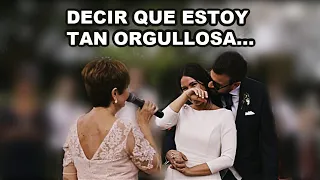 Madre de la novia sorprende con una canción personalizada