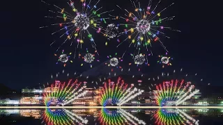 FWsim Mount Fuji Synchronized Fireworks Show3