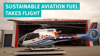 Sustainable aviation fuel takes flight