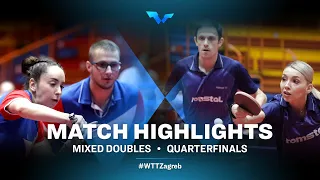 Izabela L./Dimitrije L. vs Bernadette S./Ovidiu I. | XD | WTT Contender Zagreb 2022 | (QF)