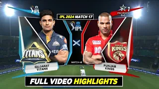 GT vs PBKS Highlights 2024 | IPL 2024 Gujarat vs Punjab Highlights | PBKS vs GT 2024 Highlights