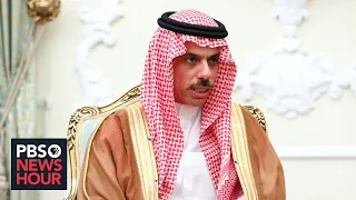 Saudi foreign minister discusses Israel-Hamas war and wider challenges in Middle East