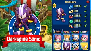 Sonic Dash - Darkspine Sonic New Character vs All Bosses Zazz Eggman - All 68 Characters Unlocked