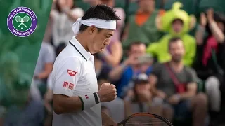 Nick Kyrgios vs Kei Nishikori 3R Highlights | Wimbledon 2018