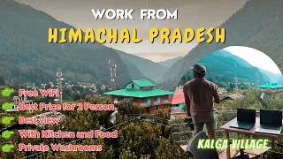 Best Place To Work From Mountains | Cost of Living and Renting in Himachal Cheap stay for long WFH