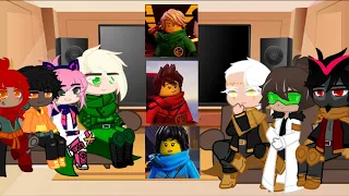 Ninjago Dragons Rising react (part 2/3) -Gacha Ninjago- {Nya, Kai, Lloyd}