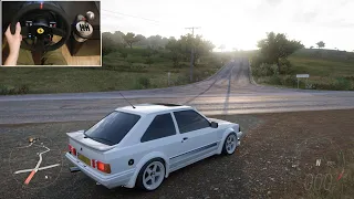 Ford Escort RS Turbo - FORZA HORIZON 5  wheel gameplay // Thrustmaster T300 RS