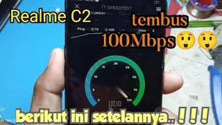 cara mempercepat koneksi internet 4G di hp realme c2