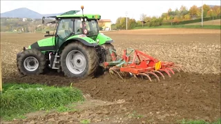 DEUTZ-FAHR AGROTRON K 110 + dissodatore, nov 2017