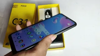 poco C31 unboxing and review 3 Ram 32 storage fingerprint unlock face lock, under 7000