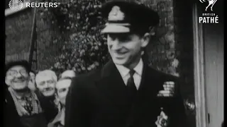 ROYAL: Wedding of HRH Princess Elizabeth and Philip Mountbatten at Westminster Abbey (1947)