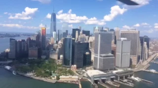 Нью-Йорк, приземление вертолета