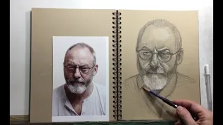 Drawing Liam Cunningham - 1 Hr tutorial!