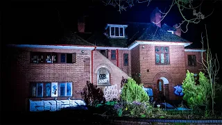 Exploring Abandoned Mansion at MIDNIGHT - Real Paranormal Investigation